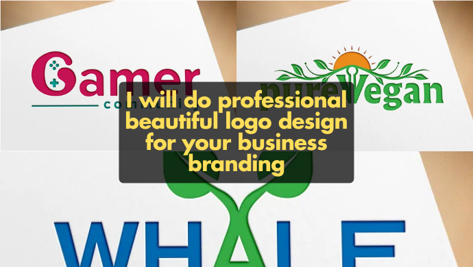 I will do professional beautiful logo design for your business branding